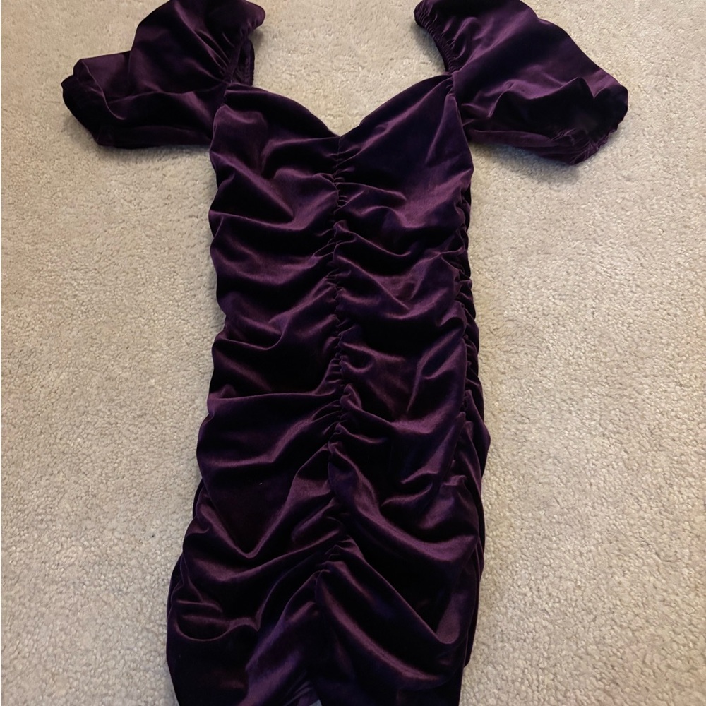 Lovers + Friends Deep Purple Mini Dress